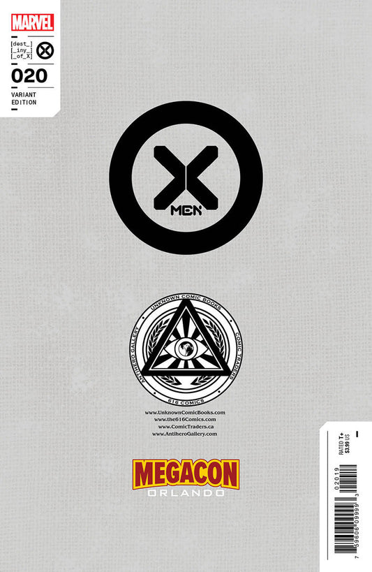 X-MEN #20 UNKNOWN COMICS MEGACON EXCLUSIVE VIRGIN VAR (04/26/2023)