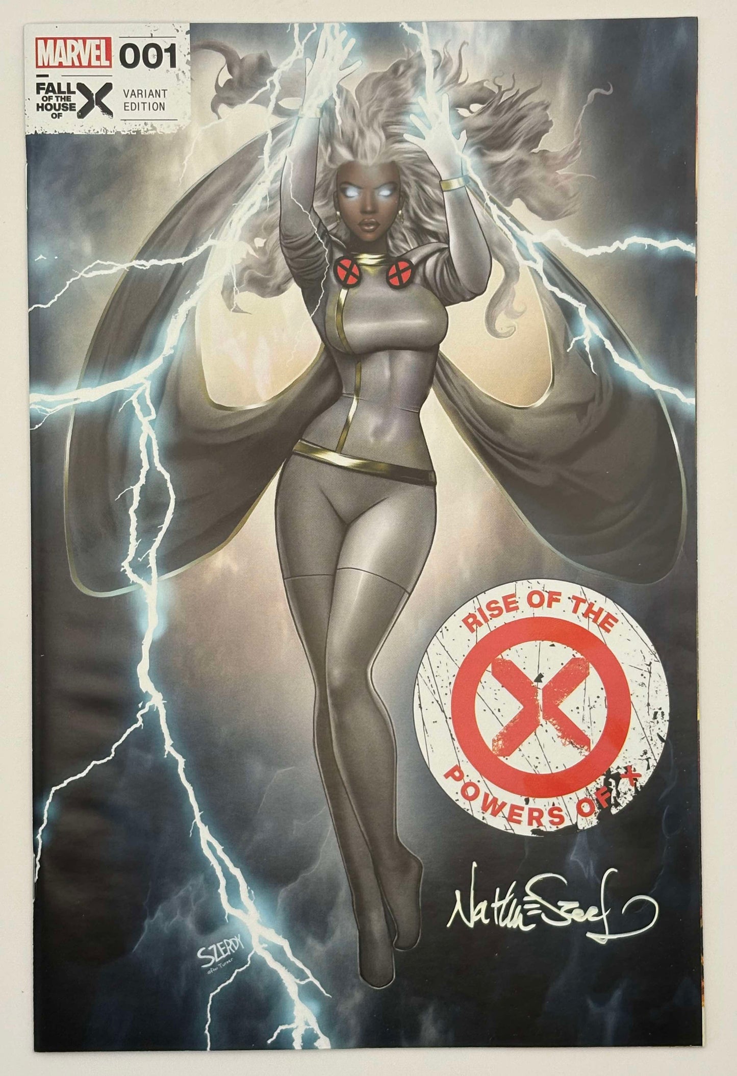 RISE OF POWERS OF X #1 SIGNED Szerdy Unknown Comics EXCL w/COA