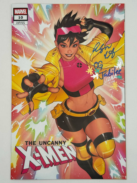 UNCANNY X-MEN #10 SIGNED Alyson Court (Jubilee) | D. Nakayama Excl Var