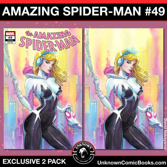 [2 Pack] Amazing Spider-Man #49 Unknown Comics Sabine Rich Exclusive Var [Bh] (05/08/2024)