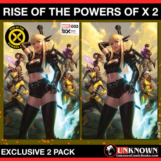 [2 Pack] Rise Of The Powers Of X 2 Unknown Comics Ejikure  Exclusive Var (02/21/2024)