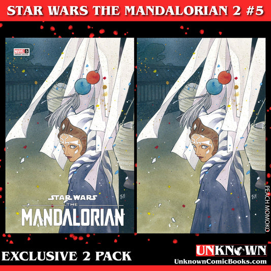 [2 Pack] Star Wars: The Mandalorian Season 2 #5 Unknown Comics Peach Momoko Exclusive Var (10/11/2023)