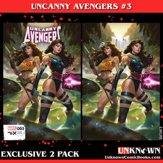 [2 Pack] Uncanny Avengers #3 [Fall] Unknown Comics Ejikure Exclusive Var (10/25/2023)