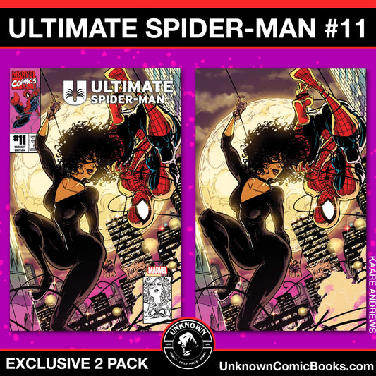 [2 PACK] ULTIMATE SPIDER-MAN #11 UNKNOWN COMICS KAARE ANDREWS EXCLUSIVE VAR (11/20/2024)