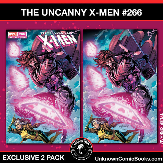 [2 Pack] Uncanny X-Men #266 Facsimile Edition Unknown Comics Tyler Kirkham Var (08/07/2024)