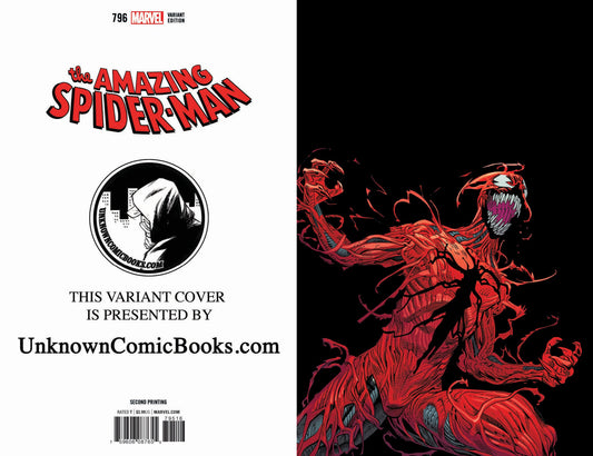 Amazing Spider-Man #796 2Nd Ptg Unknown Comic Books Virgin Exclusive Hawthorne Var Leg 3/21/2018