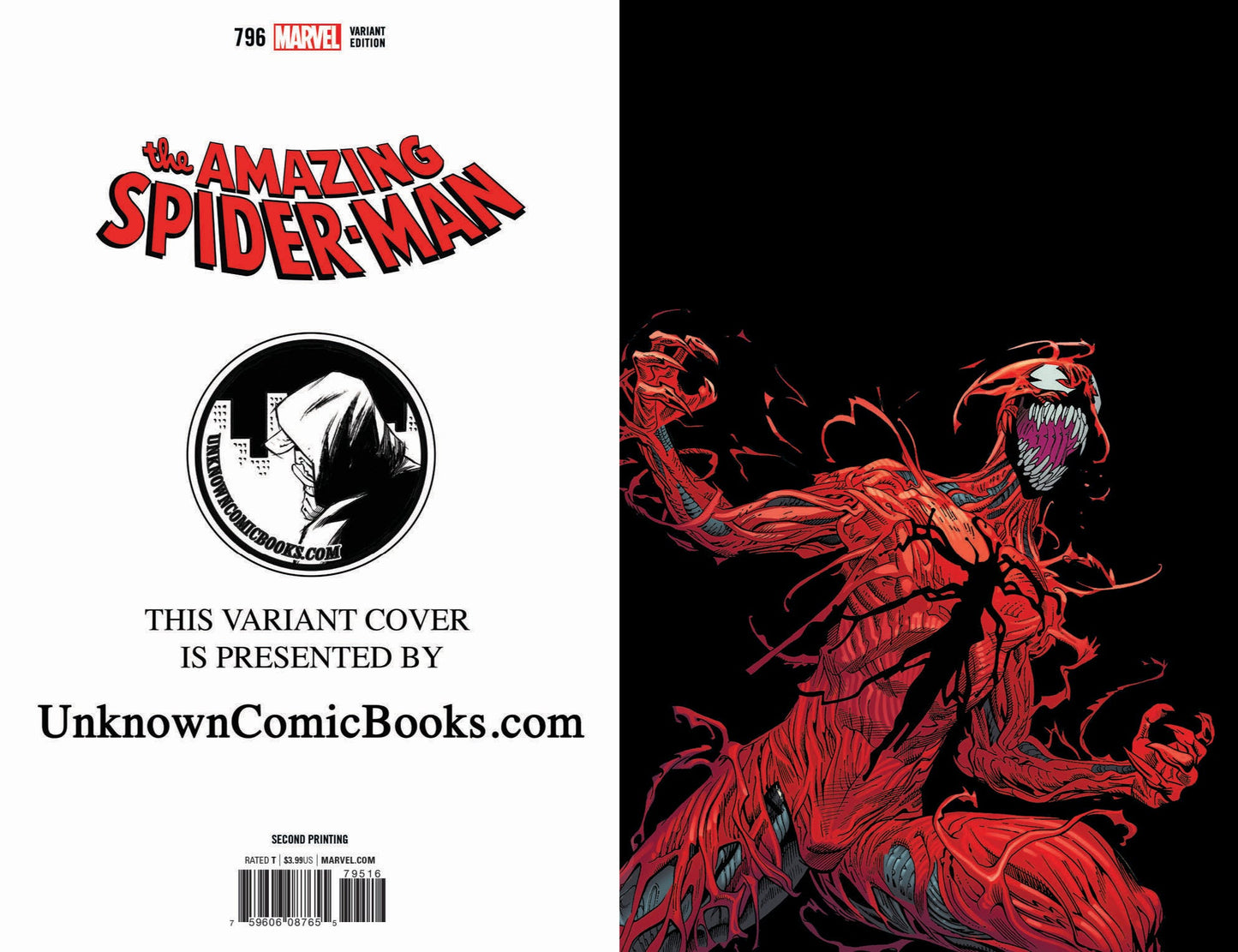 Amazing Spider-Man #796 2Nd Ptg Unknown Comic Books Virgin Exclusive Hawthorne Var Leg 3/21/2018