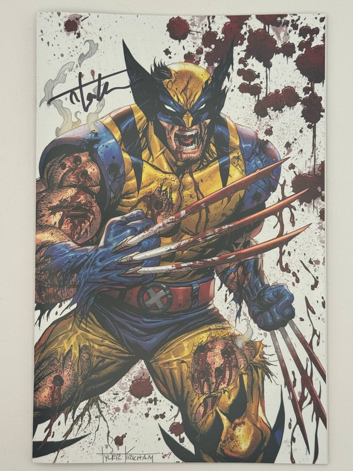 [Signed by Tyler Kirkham] Wolverine Revenge #5 Red Band Unknown Comics Exclusive Tyler Kirkham Virgin Var [Polybagged] Explicit Content [IN STOCK]