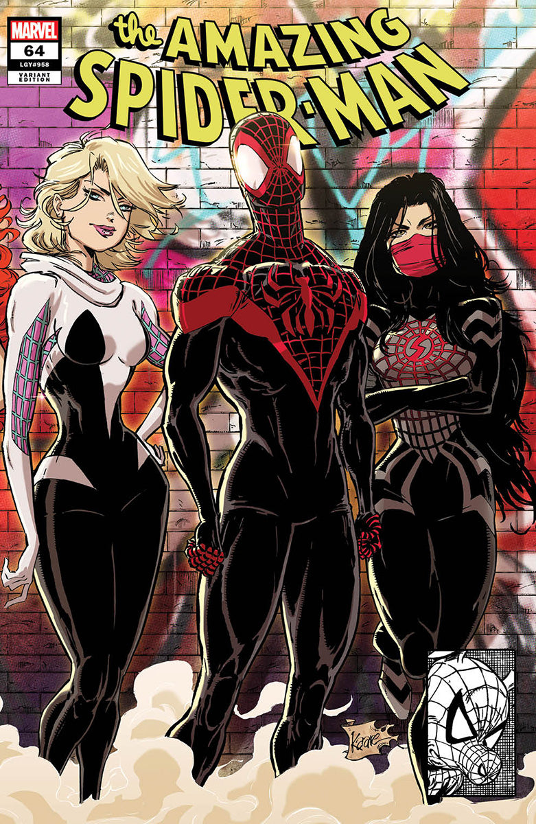 [2 Pack] Amazing Spider-Man #64 Unknown Comics Kaare Andrews Connecting Cover Exclusive Var (12/25/2024)