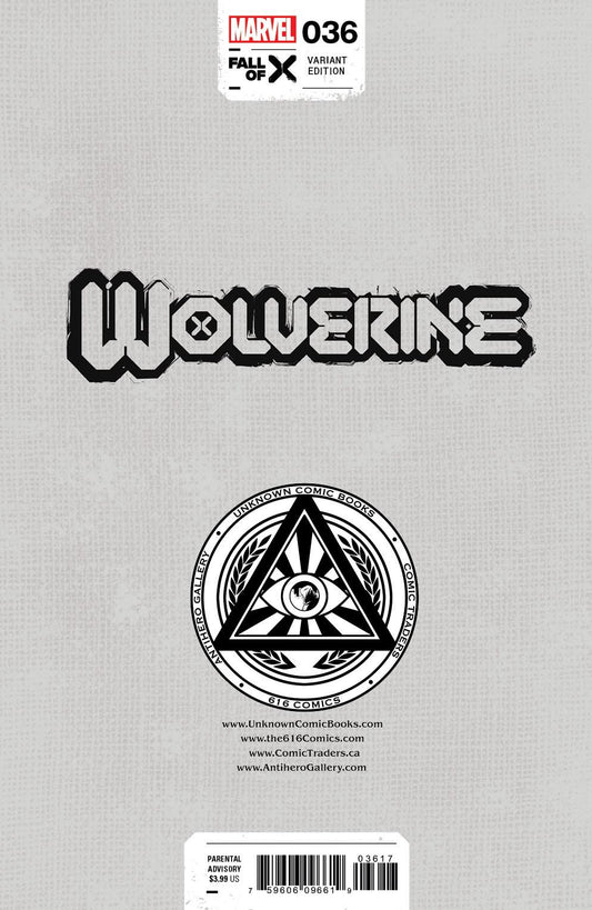 Wolverine #36 [Fall] Unknown Comics Miguel Mercado Exclusive Var (08/09/2023) (08/30/2023)