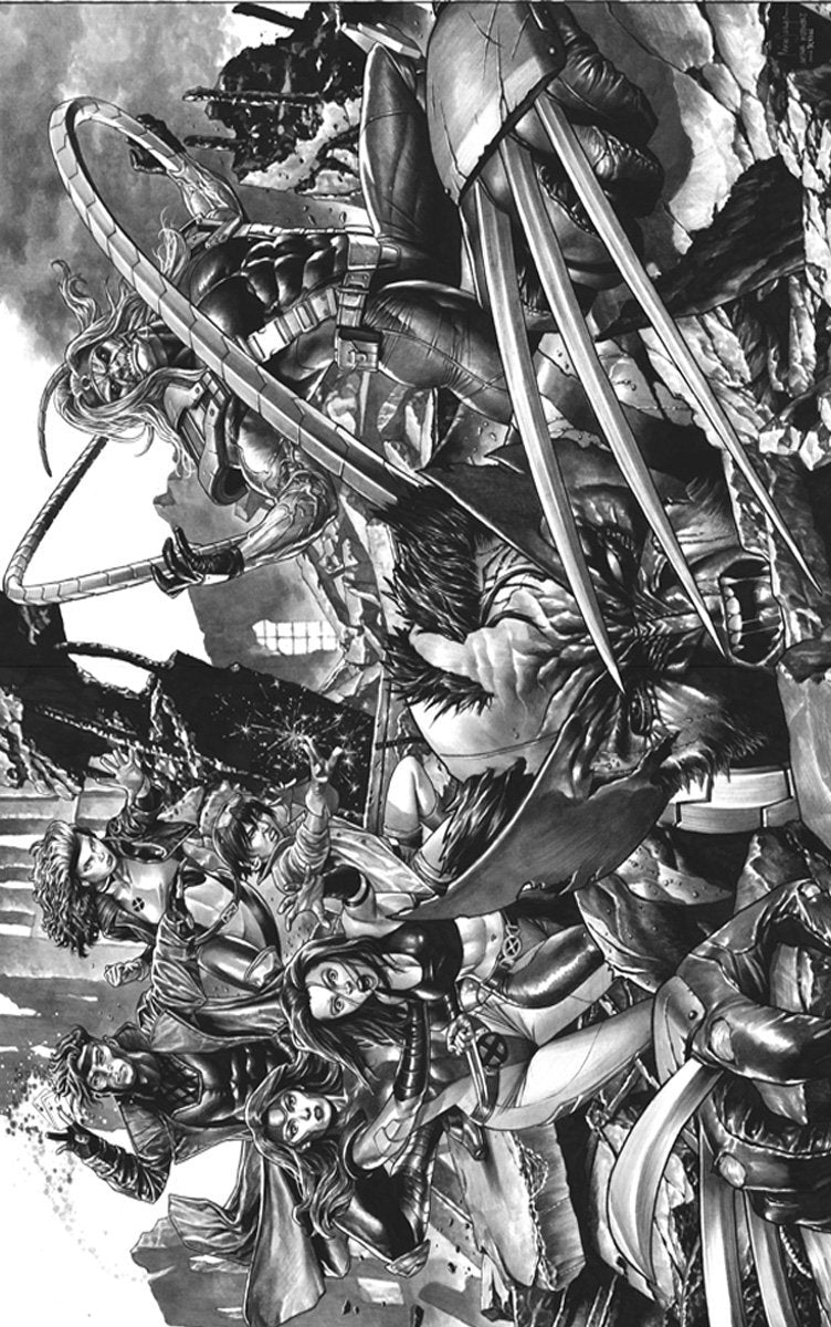 WOLVERINE #5 UNKNOWN COMICS MICO SUAYAN EXCLUSIVE FULL B&W VIRGIN VAR