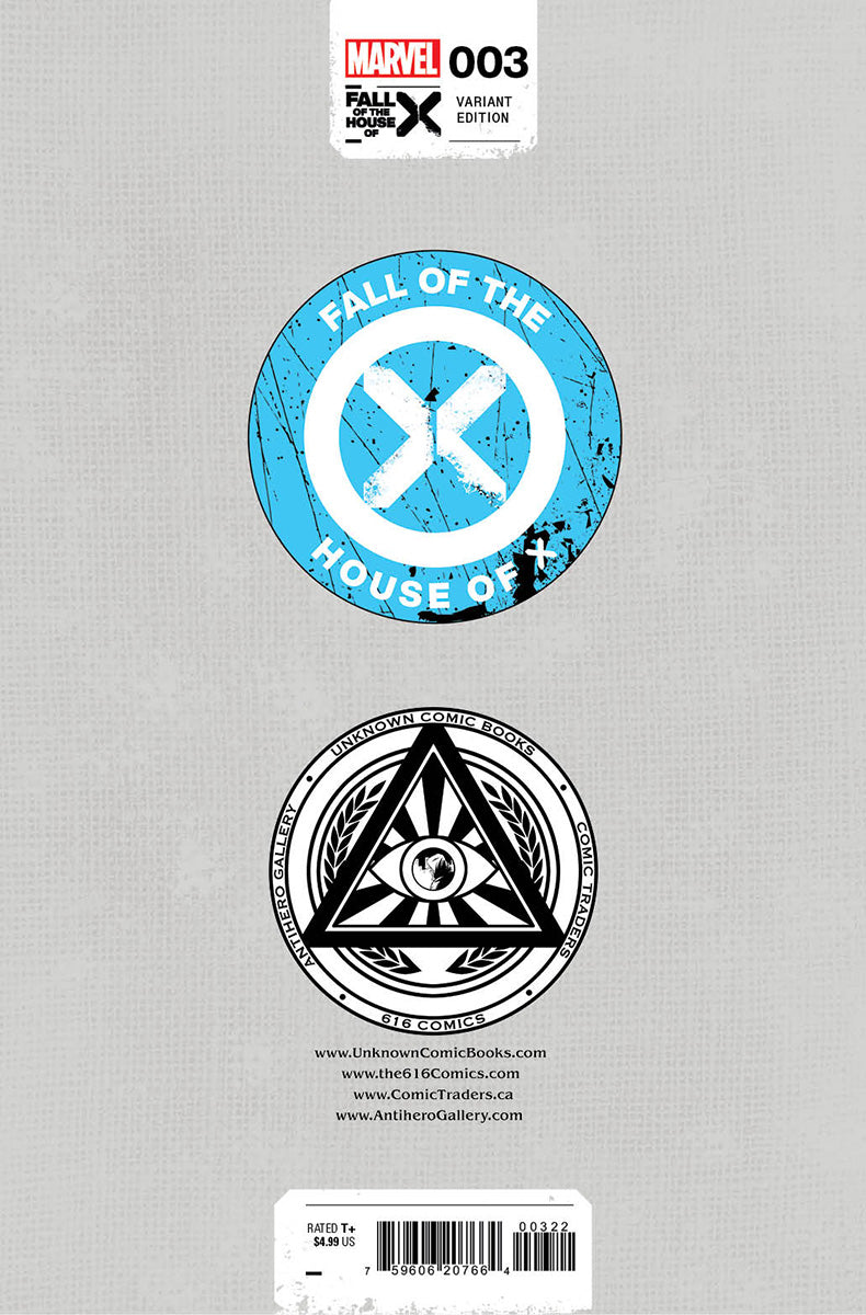 [2 Pack] Fall Of The House Of X 3 Unknown Comics Ejikure Exclusive Connecting Var [03/13/2024]