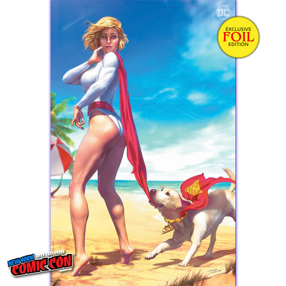 [FOIL] GNORTS ILLUSTRATED SWIMSUIT EDITION #1 TIAGO DA SILVA (616) EXCLUSIVE NYCC VIRGIN VAR (10/18/2023)