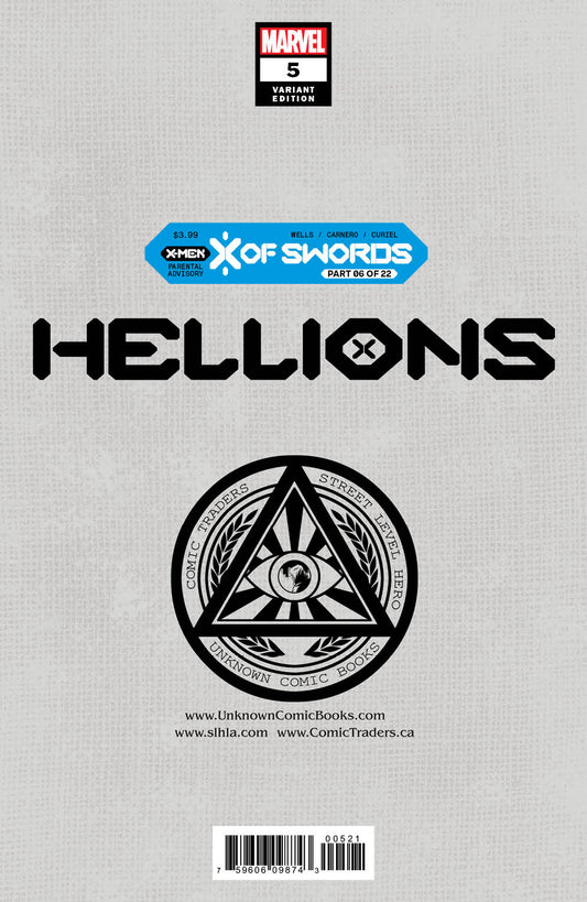 Hellions #5 Unknown Comics Jay Anacleto Exclusive Var Xos (10/14/2020)