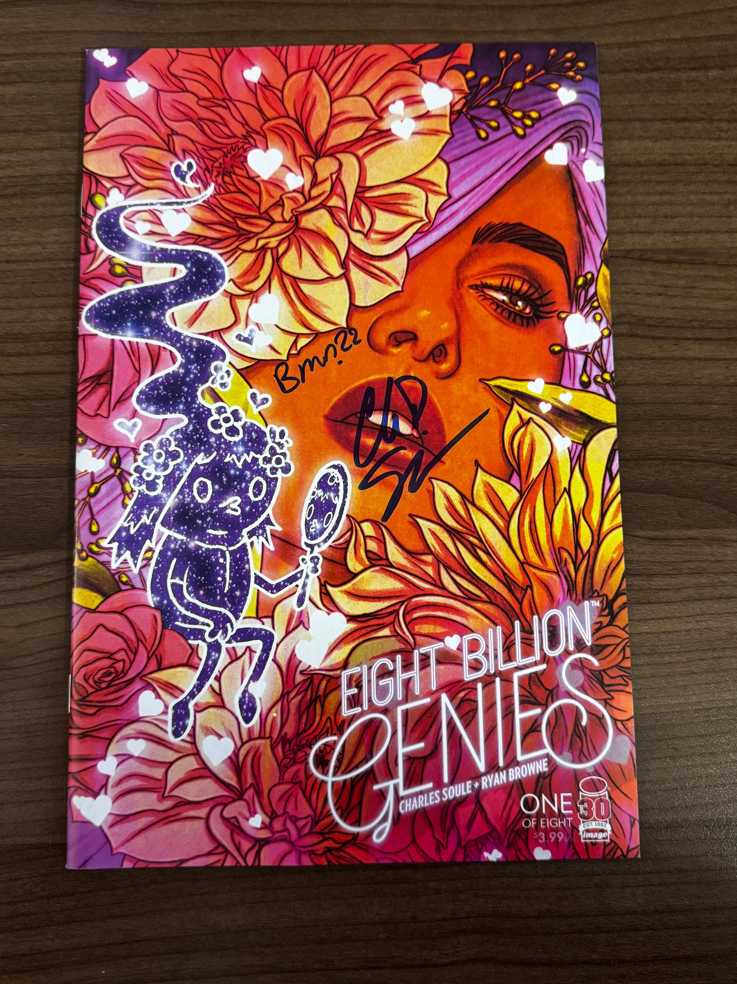 [SIGNED W/ COA] Eight Billion Genies #1 Frison Var Double Signed Soule | Browne 1st Print [IN STOCK]