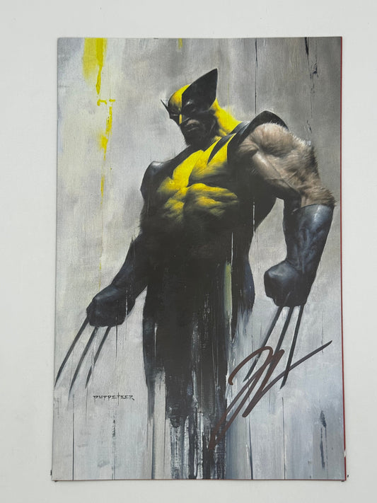 [Signed by Hickman] Wolverine: Revenge - Red Band #1 Virgin Unknown Comics Lee Exclusive Var Explicit Content [INST]