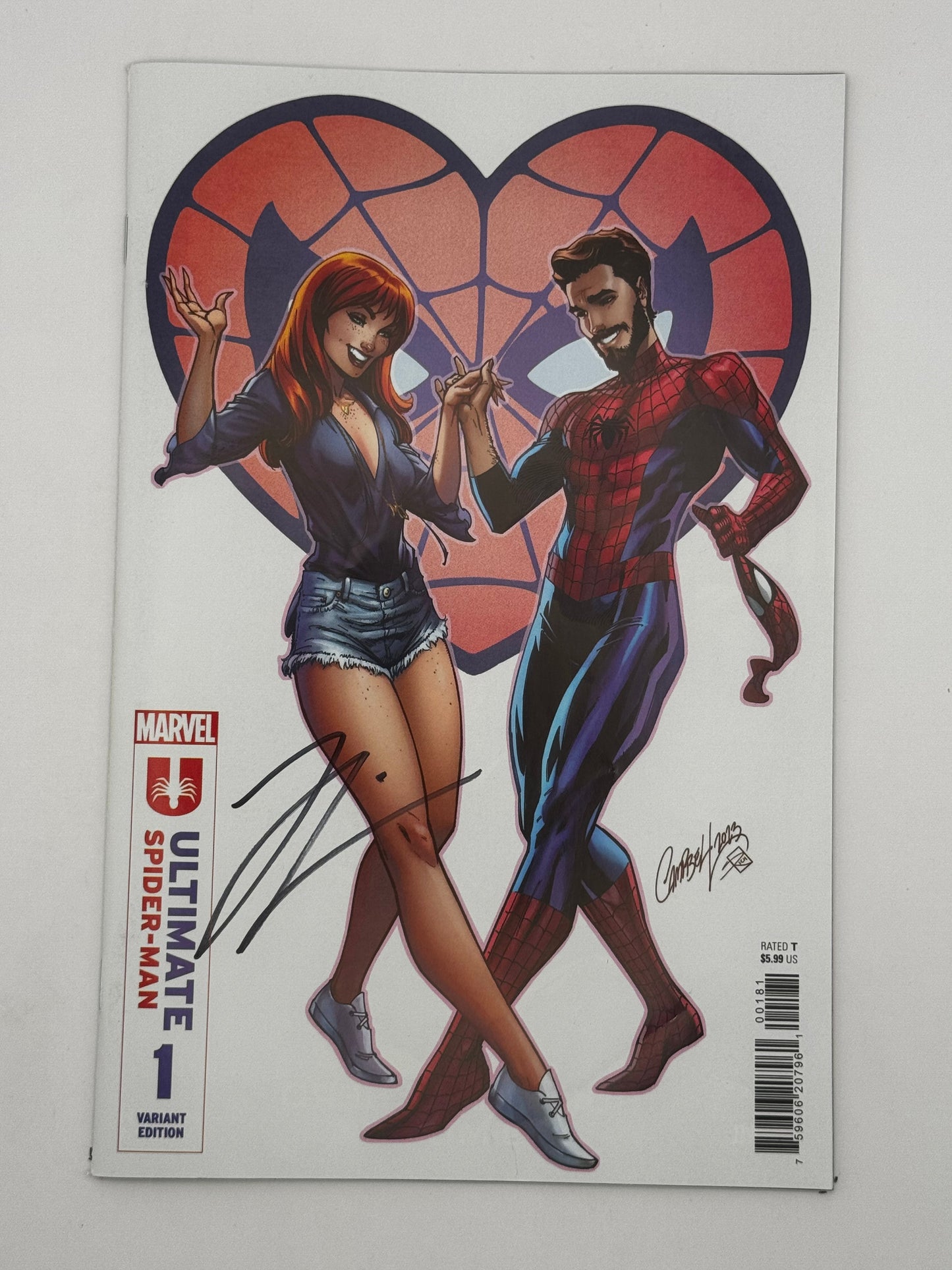 [Signed by Hickman] Ultimate Spider-Man #1 J Scott Campbell Var [INST]