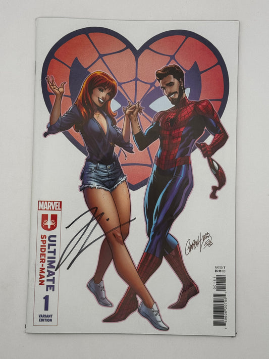 [Signed by Hickman] Ultimate Spider-Man #1 J Scott Campbell Var [INST]