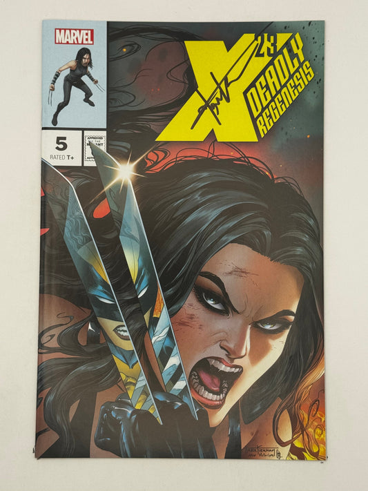 [Signed by Tyler Kirkham] X-23: DEADLY REGENESIS #5 UNKNOWN COMICS TYLER KIRKHAM EXCLUSIVE VAR