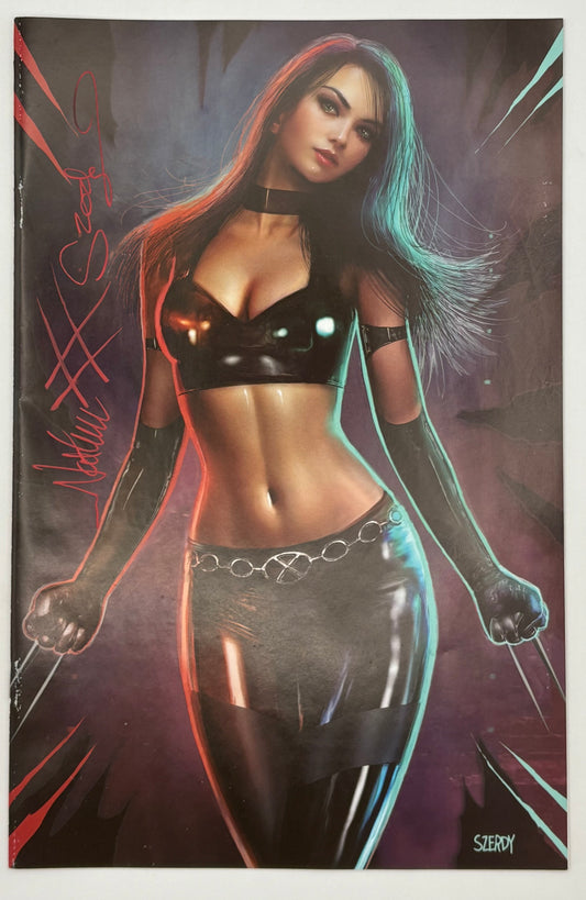 X-23: DEADLY REGENESIS #2 NATHAN SZERDY SIGNED UNKNOWN COMICS VIRGIN VAR + COA