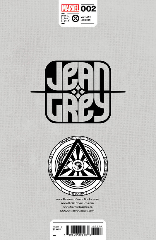 Jean Grey 2 Unknown Comics Peach Momoko Exclusive Virgin Var (09/27/2023)