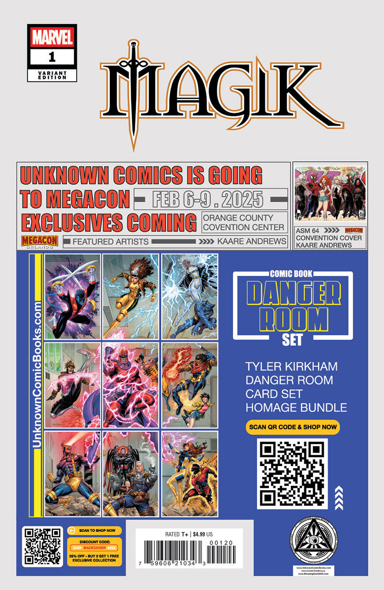 [2 PACK] Magik #1 Unknown Comics Alexander Lozano Exclusive Var (01/08/2025)