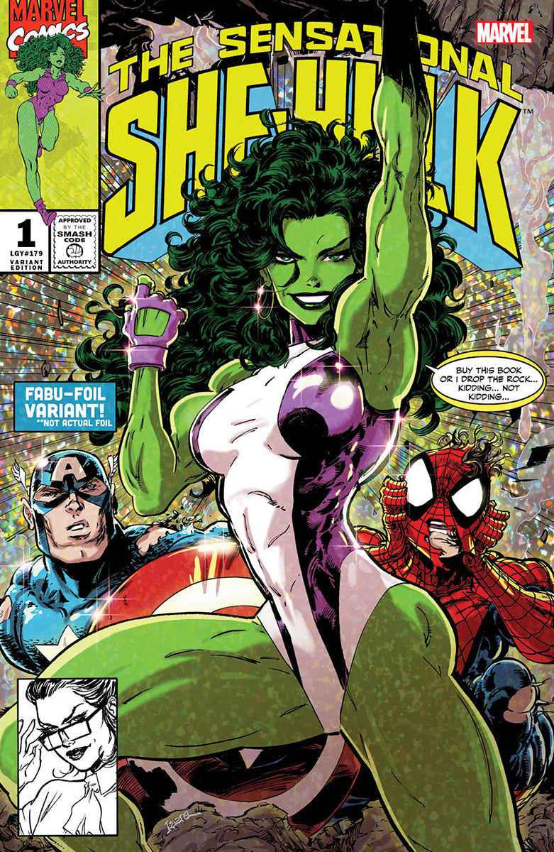 [2 Pack] Sensational She-Hulk #1 Unknown Comics Kaare Andrews Exclusive Var (10/18/2023)