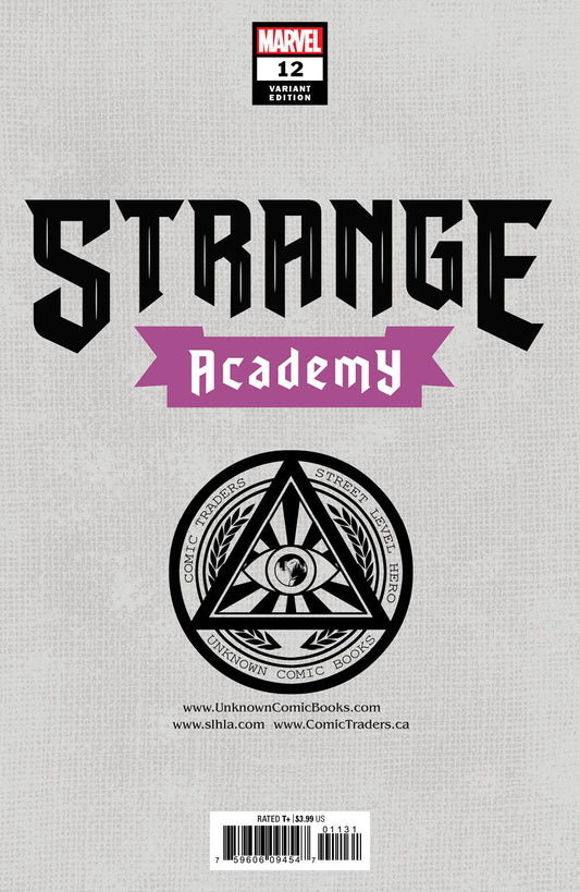 Strange Academy #12 Unknown Comics Miguel Mercado Exclusive Virgin Vogue Var (08/25/2021)
