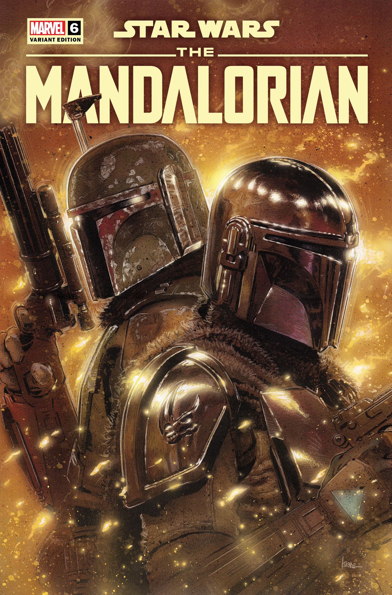 [2 Pack] Star Wars: The Mandalorian Season 2 #6 Unknown Comics Kaare Andrews Exclusive Var (11/15/2023)