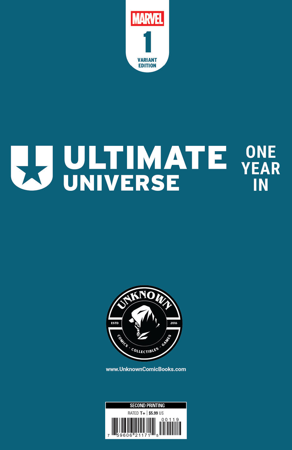 [2 PACK] Ultimate Universe: One Year In #1 2nd PTG Unknown Comic Ivan Tao Exclusive Var (02/05/2025)