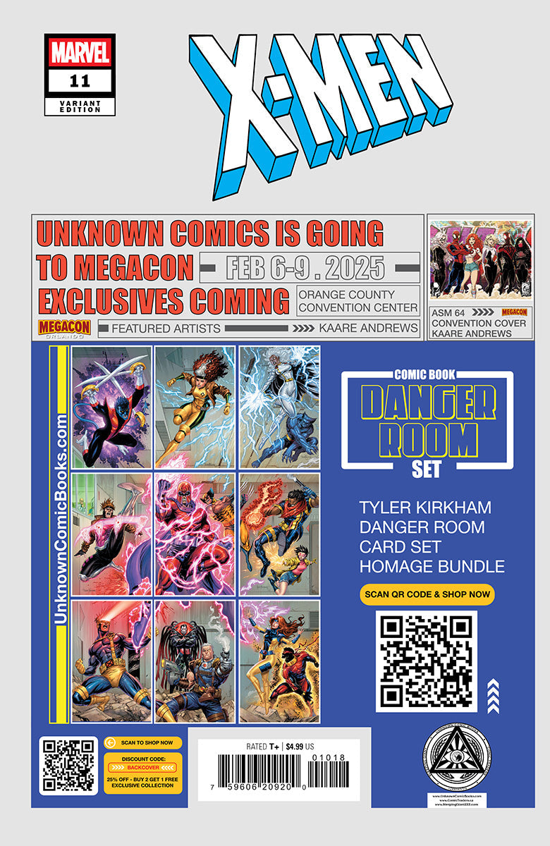 [2 PACK] X-Men #11 Unknown Comic Alexander Lozano Exclusive Var (02/05/2025) (02/12/2025)