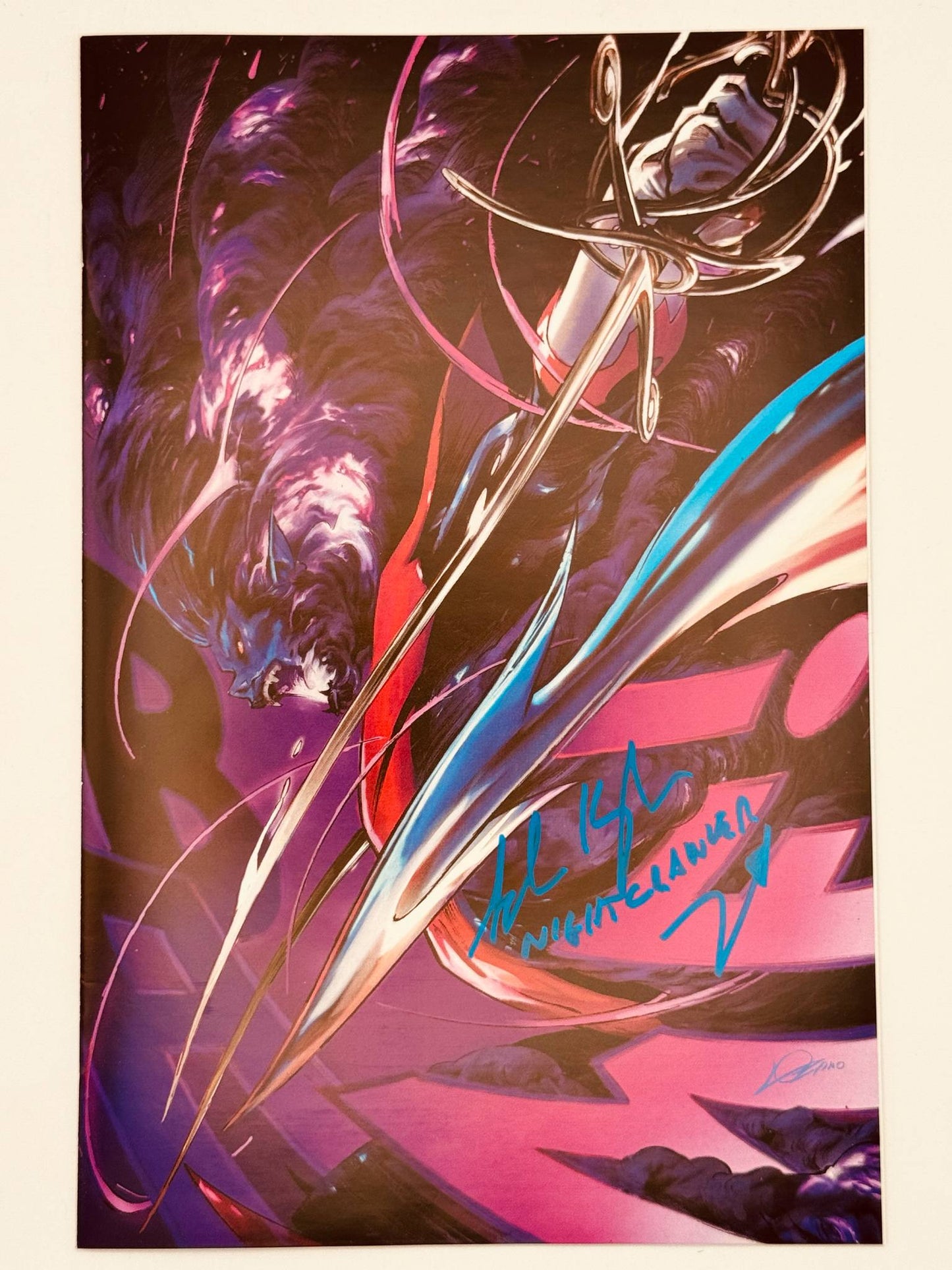 UNCANNY X-MEN #13 SIGNED Adrian Hough (Nightcrawler) | Lozano Virgin Var