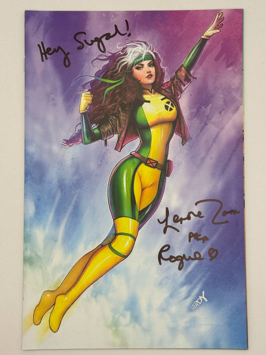 FALL OF HOUSE OF X #1 SIGNED Lenore Zann (Rogue) | N. Szerdy Virgin Var