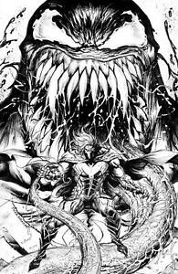 VENOM #26 SECRET B&W TYLER KIRKHAM EXCLUSIVE